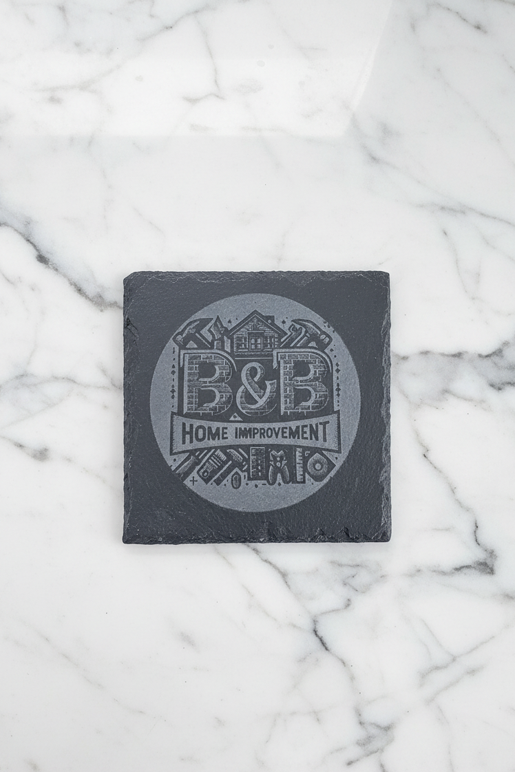 Custom Slate Coaster-B