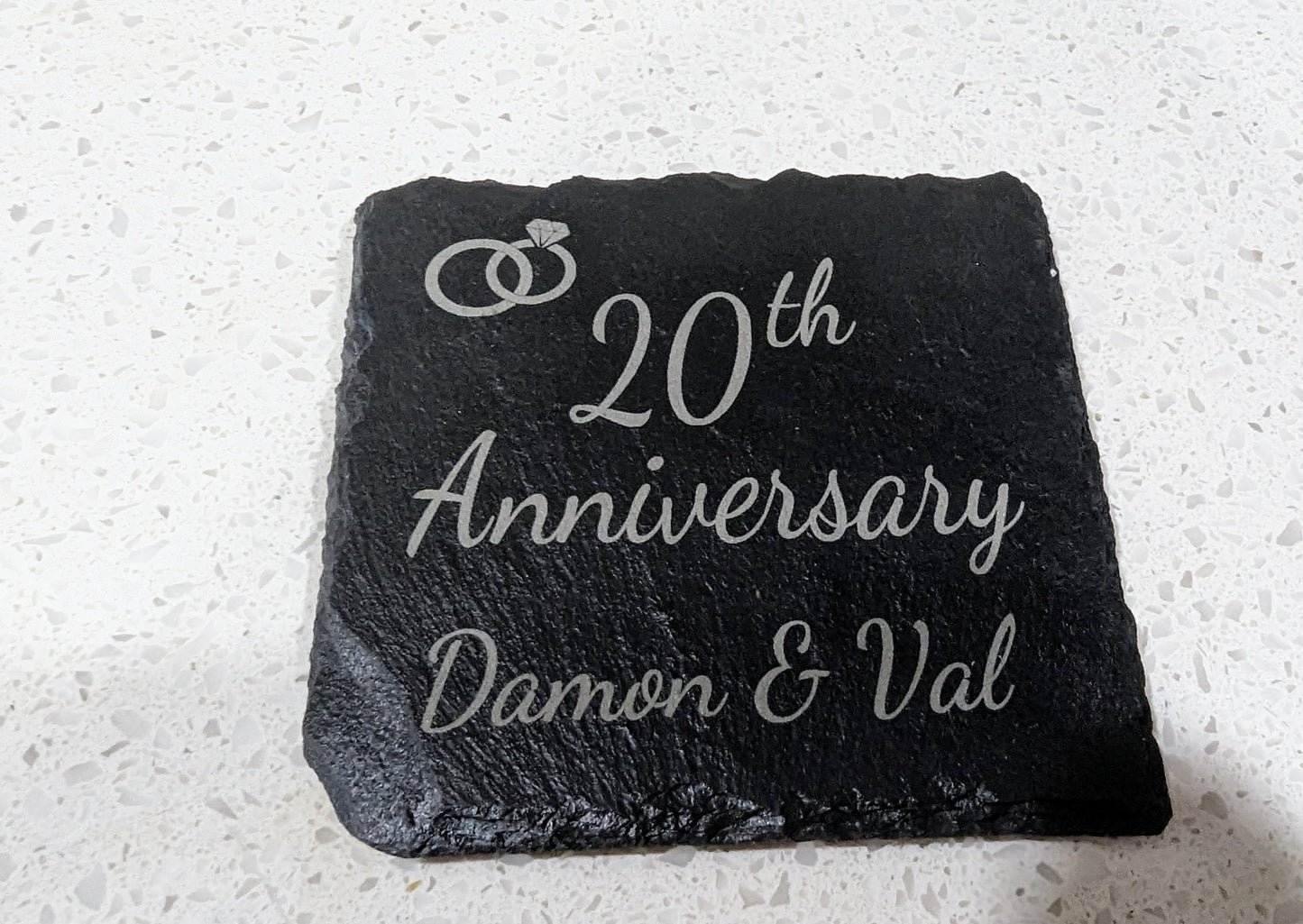 Custom Slate Coaster Set-O