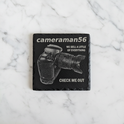 Custom Slate Coaster-B