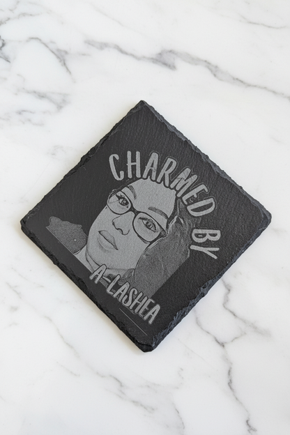 Custom Slate Coaster-B