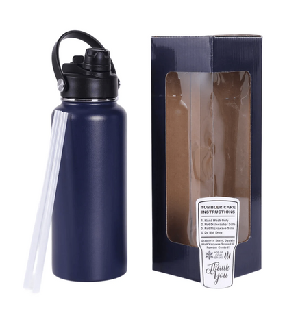 32oz Hydro Water Bottle with Dual Sport Lid - B