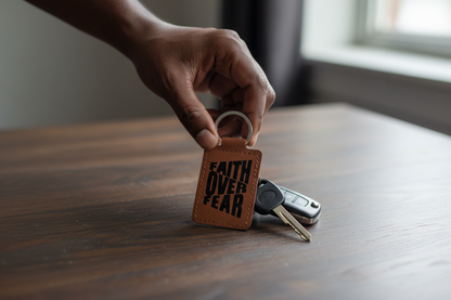 Leather Keychains Square