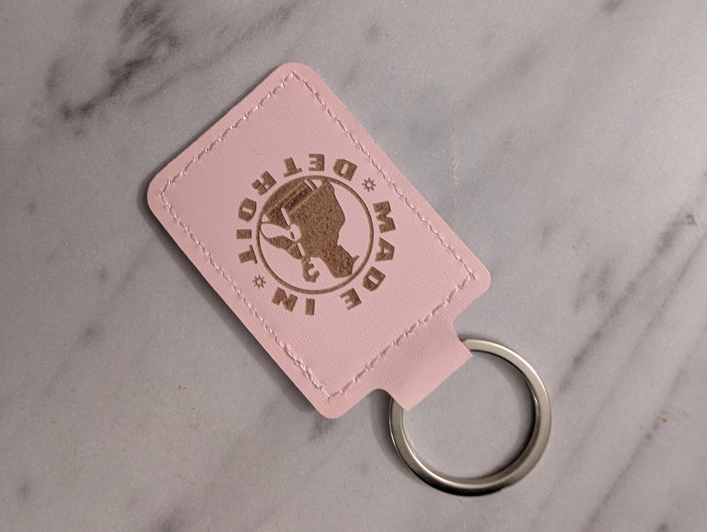 Leather Keychains Square
