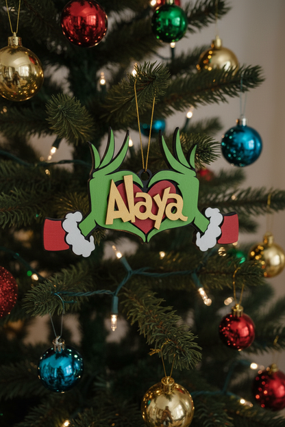Grinch Ornament-B