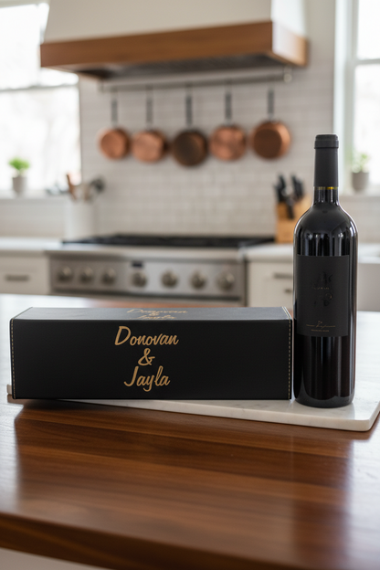 Leather Wine Box w/Accessories