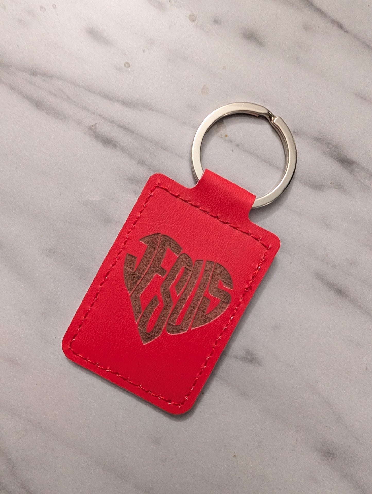 Leather Keychains Square