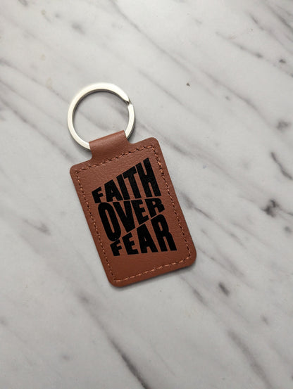 Leather Keychains Square