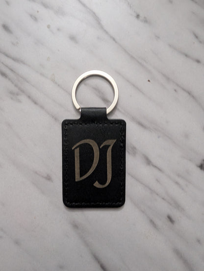 Leather Keychains Square